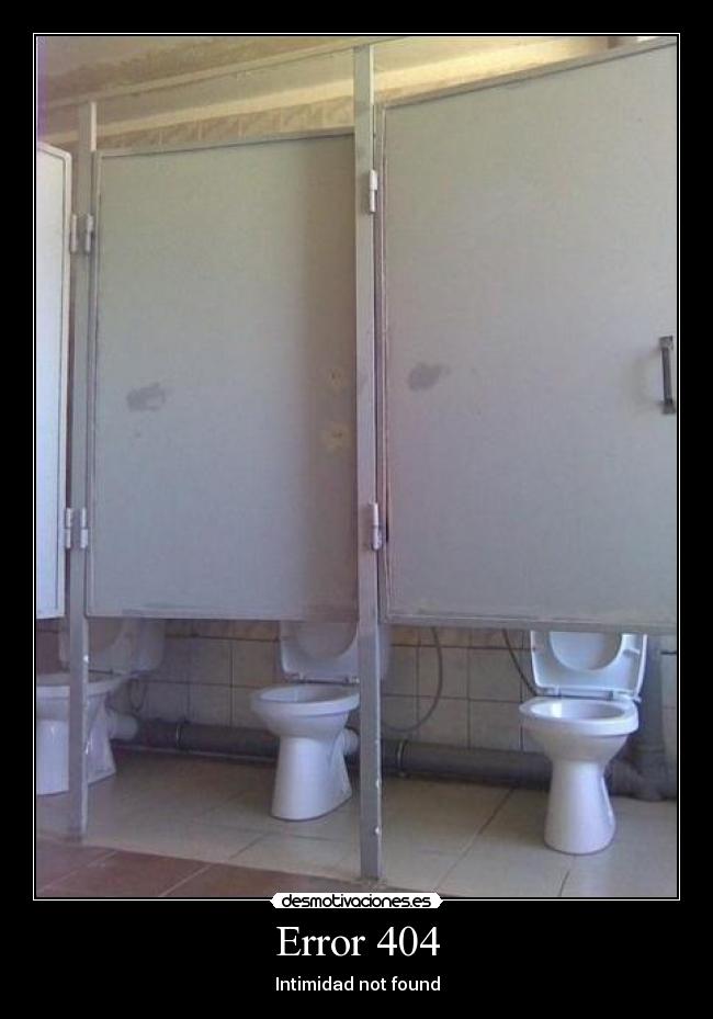Error 404 - Intimidad not found