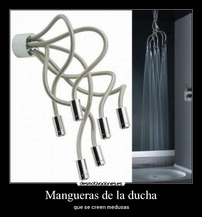 Mangueras de la ducha - que se creen medusas