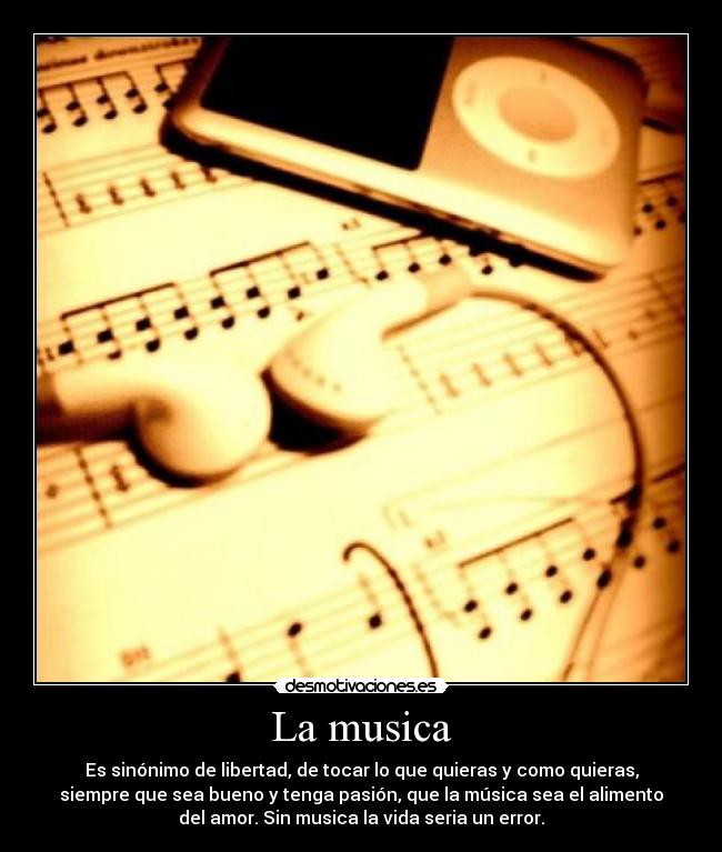 La musica -