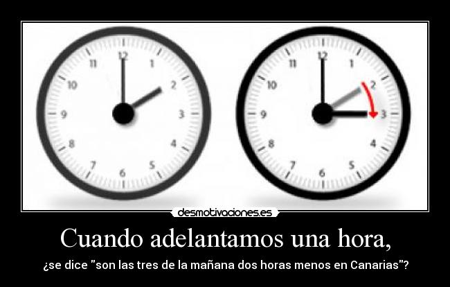 carteles canarias horas desmotivaciones