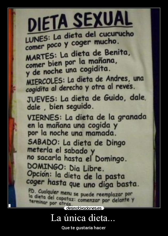 carteles dietas gustar desmotivaciones