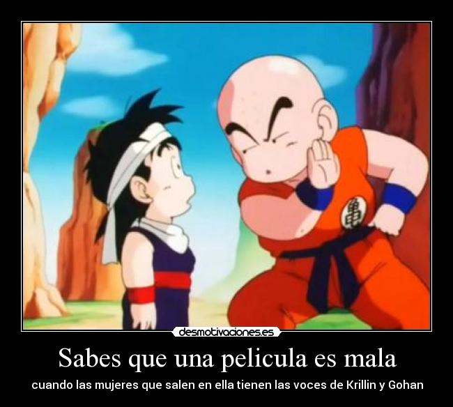 Sabes que una pelicula es mala -