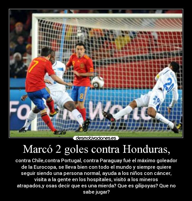 Marcó 2 goles contra Honduras, -