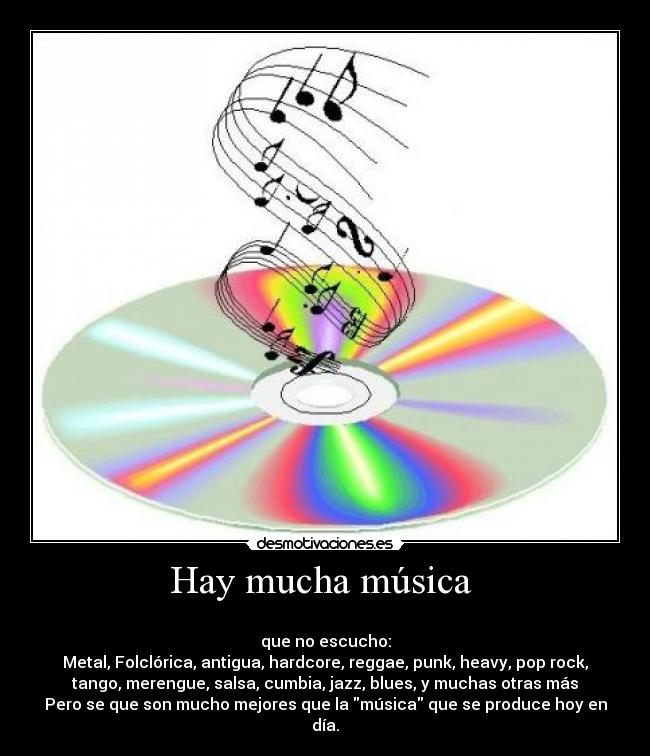 carteles musica musica desmotivaciones