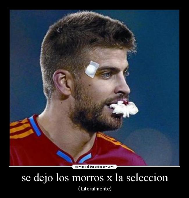 se dejo los morros x la seleccion - 