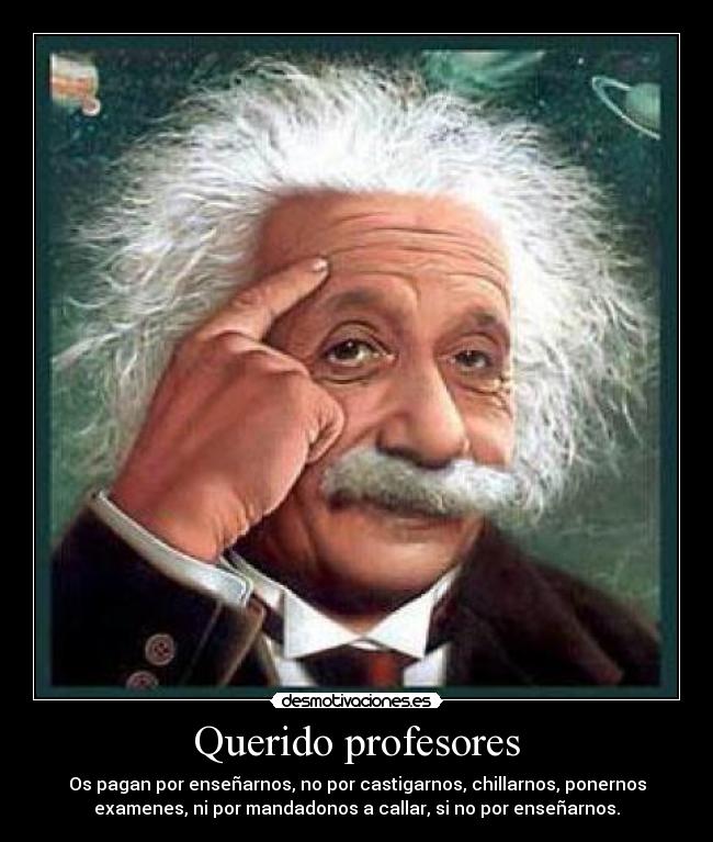 Querido profesores -