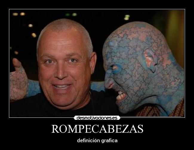 ROMPECABEZAS - definición grafica