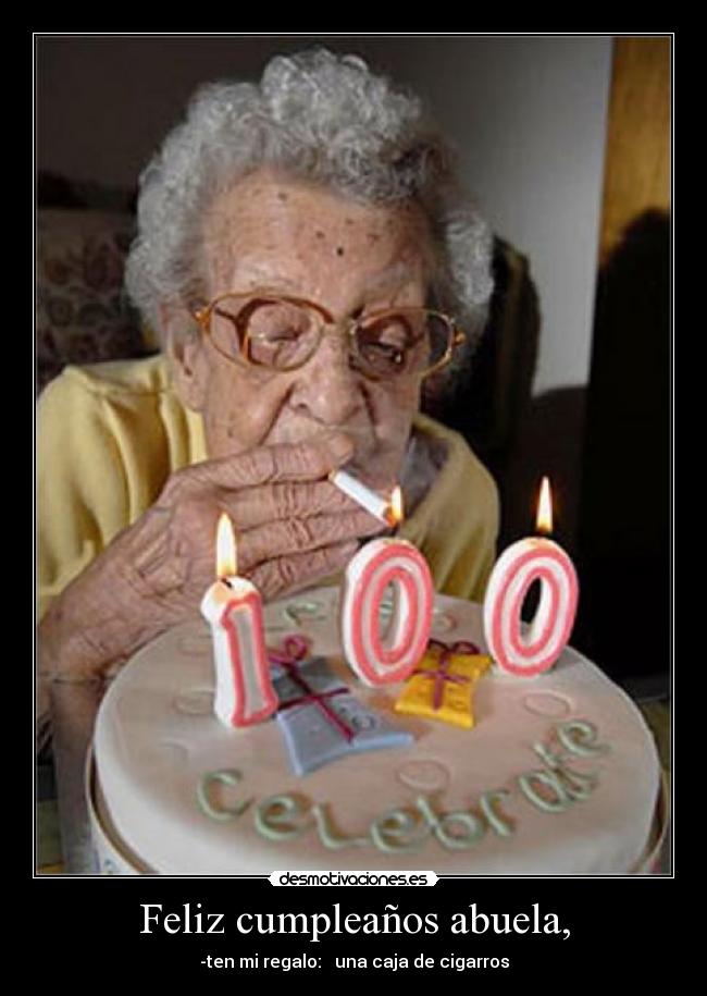 Feliz cumpleaños abuela, -