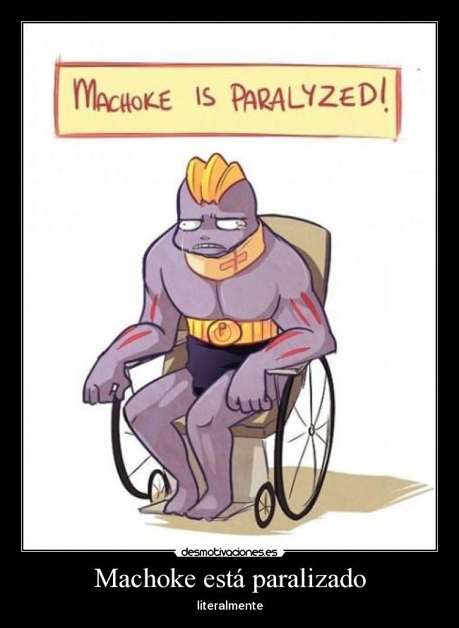 Machoke está paralizado - 