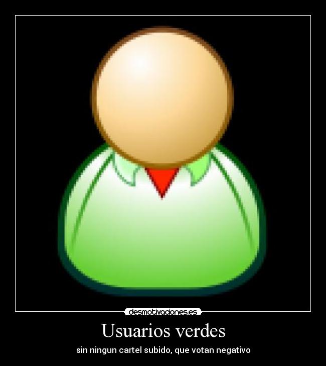 Usuarios verdes - 