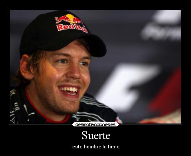 Suerte - este hombre la tiene