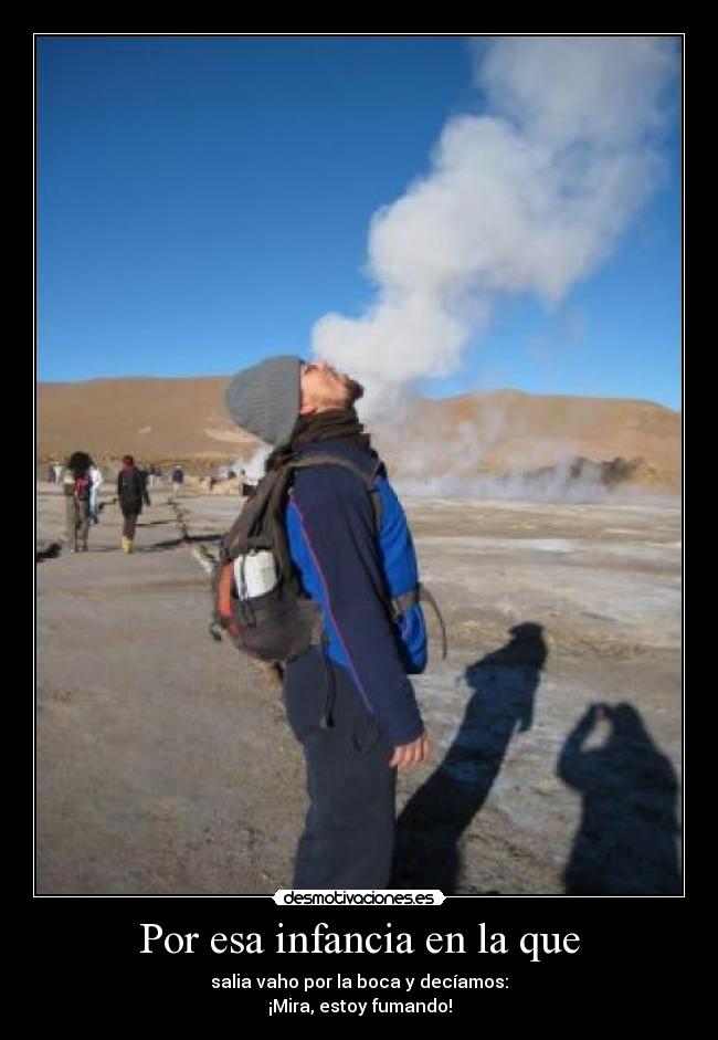 Por esa infancia en la que -