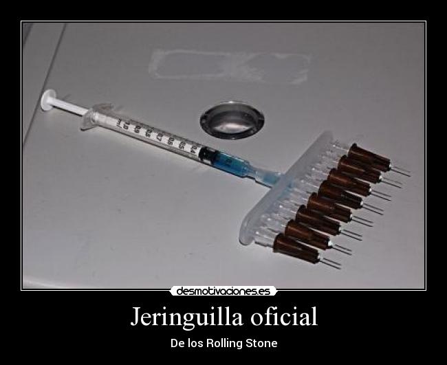 Jeringuilla oficial -