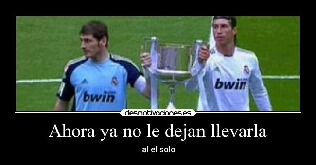 Ahora ya no le dejan llevarla -