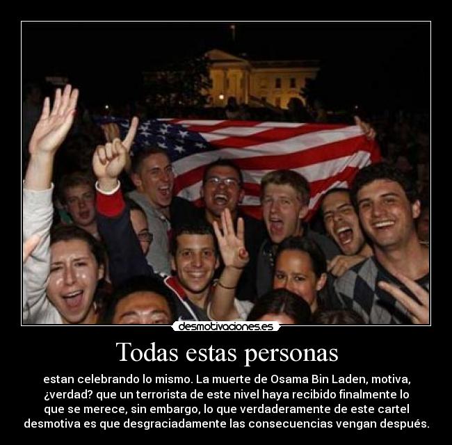 Todas estas personas -