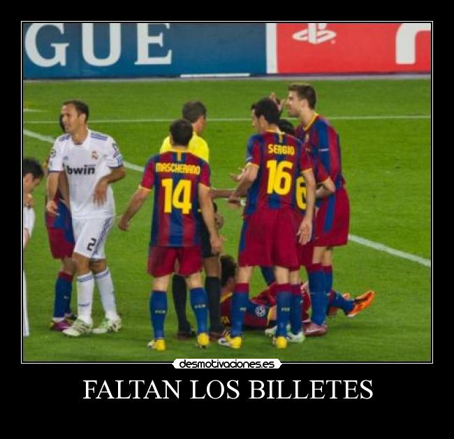 FALTAN LOS BILLETES -