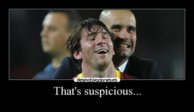 Thats suspicious... -