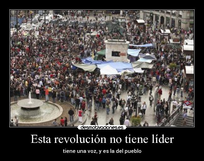 Esta revolución no tiene líder - 