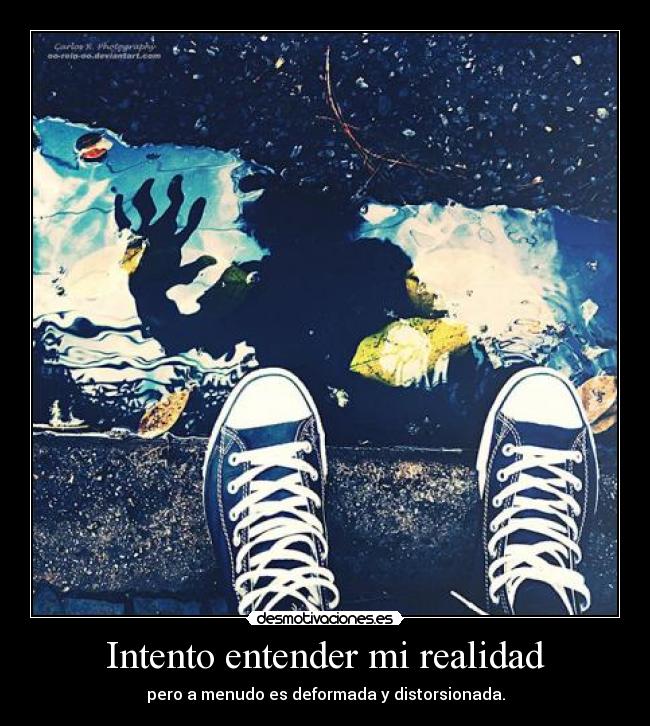 Intento entender mi realidad -