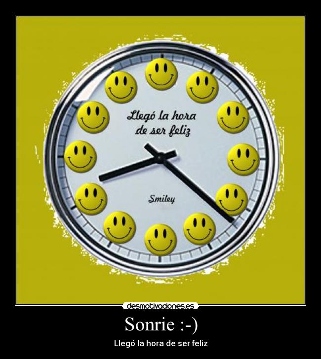Sonrie :-) -