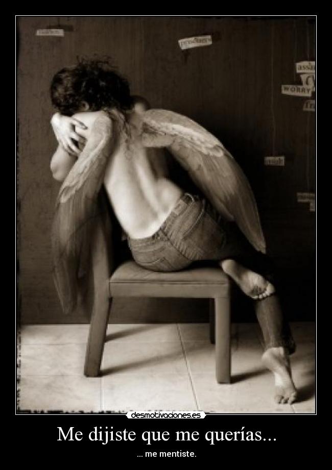 Me dijiste que me querías... -