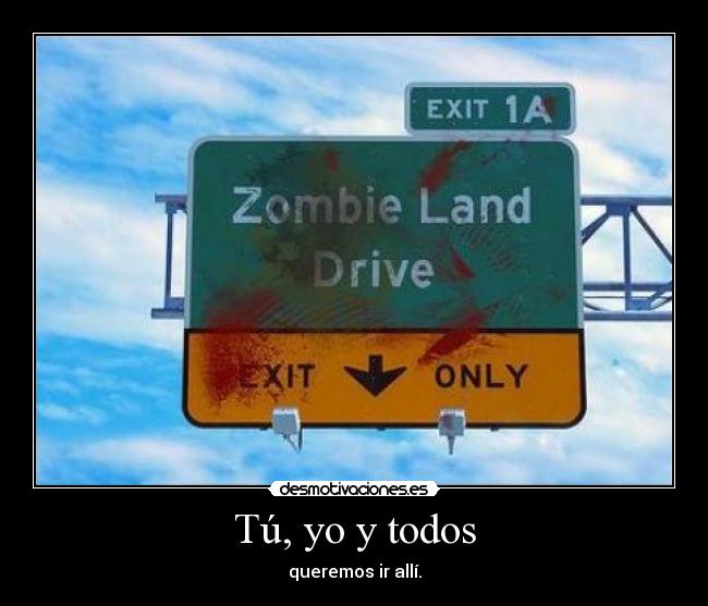 Tú, yo y todos - queremos ir allí.