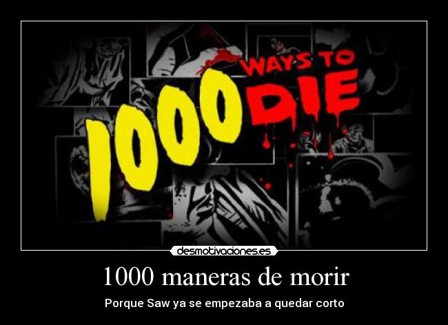 1000 maneras de morir - 