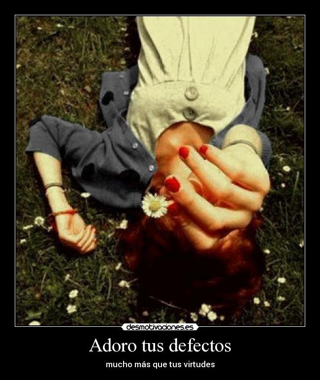Adoro tus defectos -