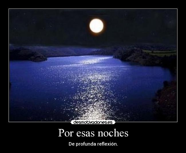 Por esas noches - 