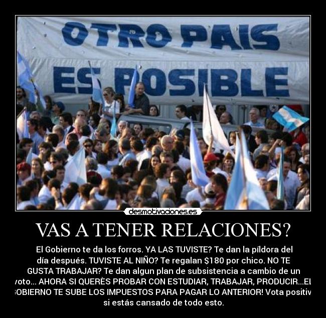 VAS A TENER RELACIONES? -