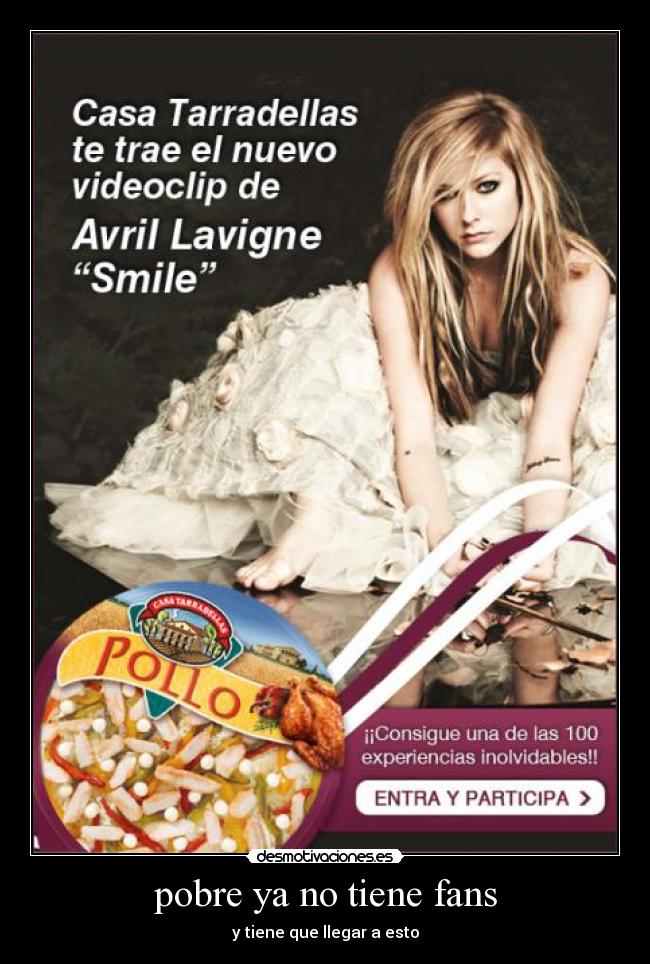 pobre ya no tiene fans - y tiene que llegar a esto