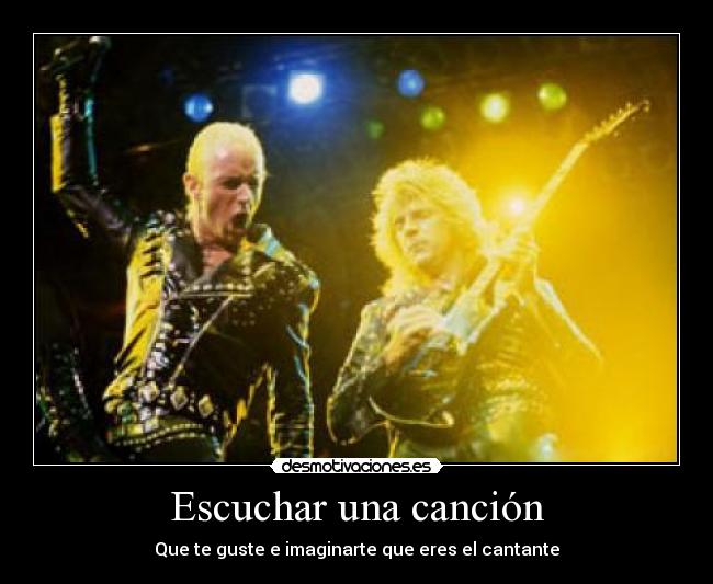 Escuchar una canción -