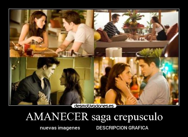 AMANECER saga crepusculo -