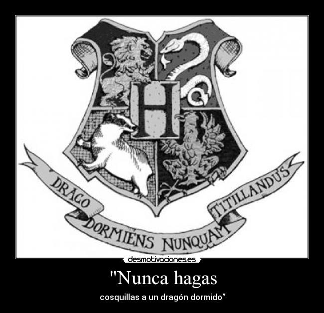 Nunca hagas - cosquillas a un dragón dormido