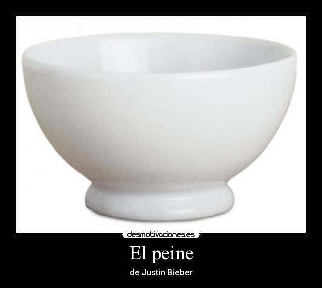 El peine - de Justin Bieber