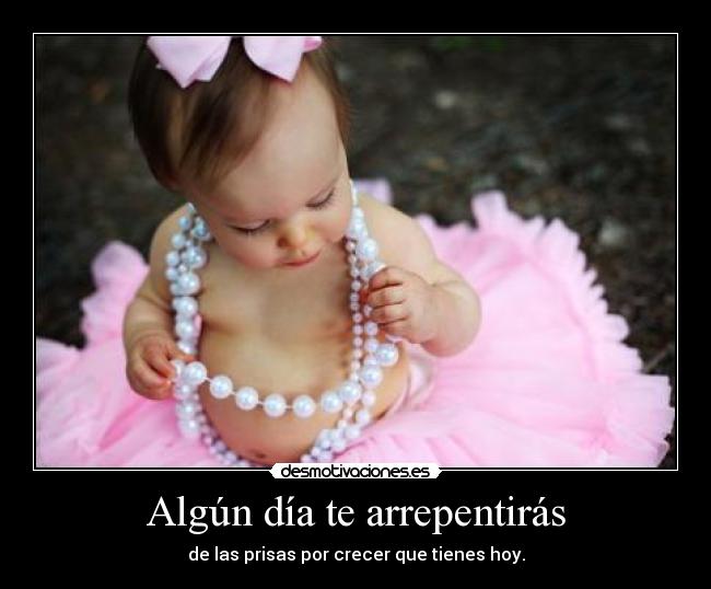 Algún día te arrepentirás - 