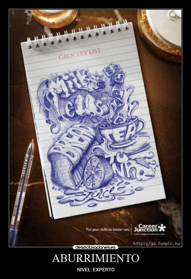 ABURRIMIENTO - NIVEL: EXPERTO