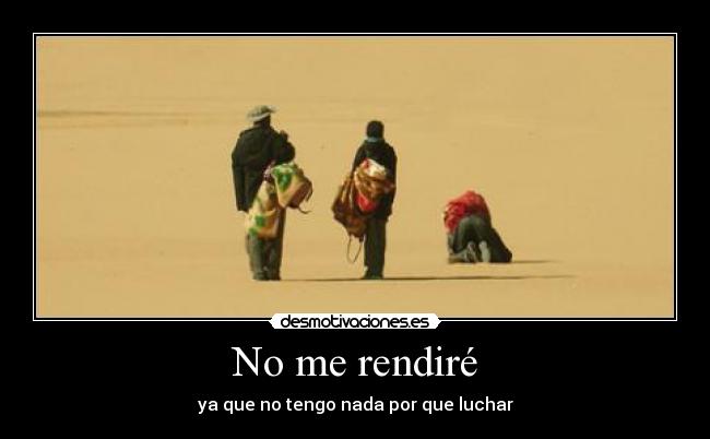 No me rendiré - 