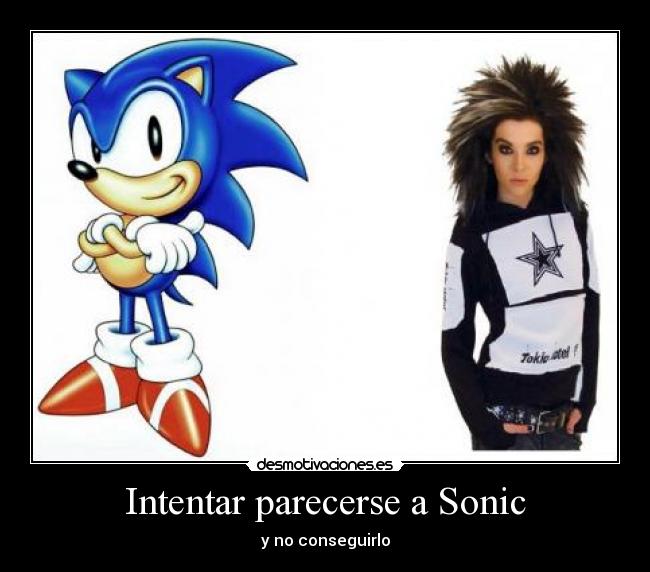 Intentar parecerse a Sonic - 