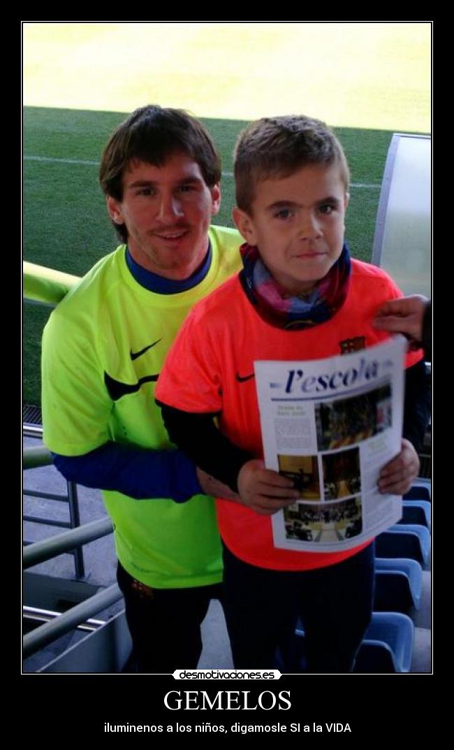 GEMELOS - iluminenos a los niños, digamosle SI a la VIDA