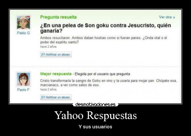 Yahoo Respuestas -