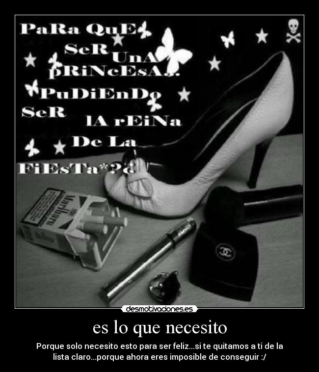 es lo que necesito -