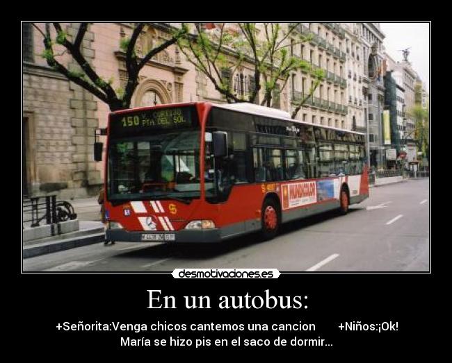 En un autobus: - 