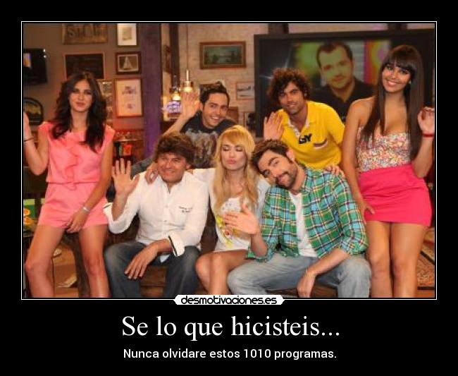 Se lo que hicisteis... -