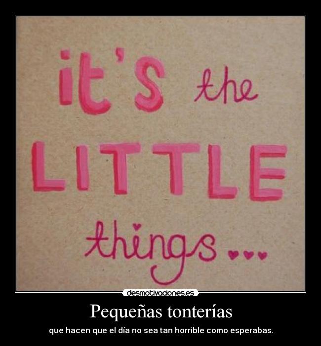 Pequeñas tonterías - 