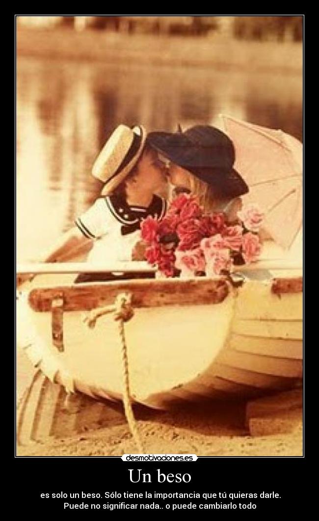 Un beso -