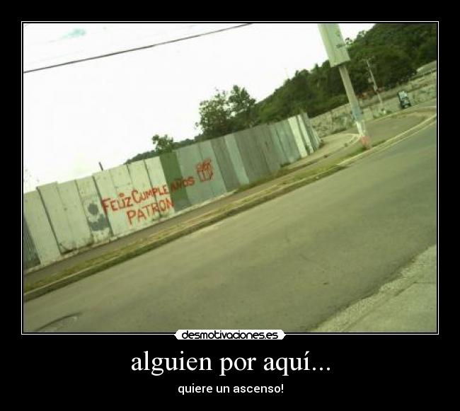 alguien por aquí... -