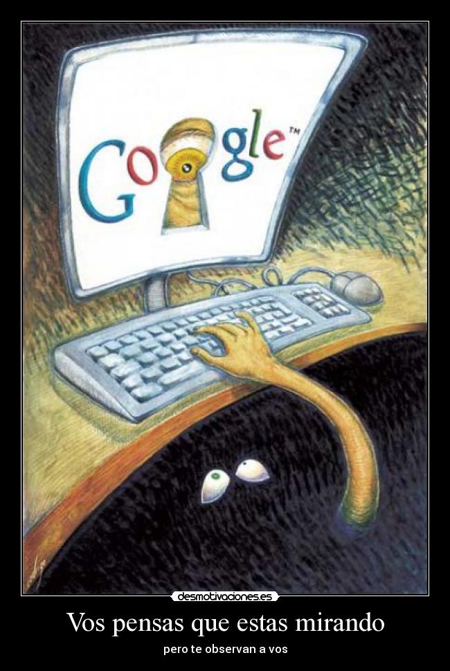 Vos pensas que estas mirando -