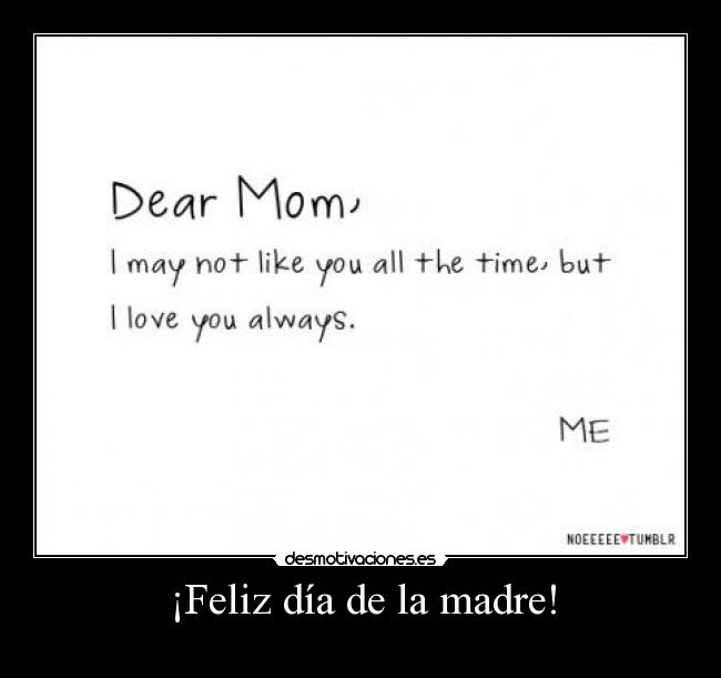 ¡Feliz día de la madre! - 