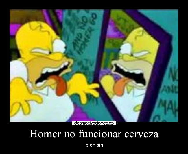 Homer no funcionar cerveza -